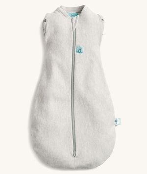 ergoPouch Cocoon Swaddle Bag in Grey Marle - a 1.0 TOG swaddle sleeping for newborns